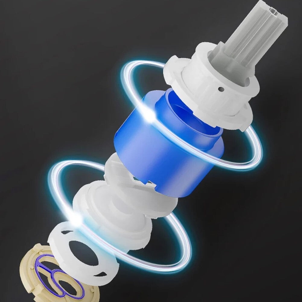Intelligent Digital LED Bathroom Faucet – 360° Rotating Basin Mixer with Multifunction Stream Sprayer