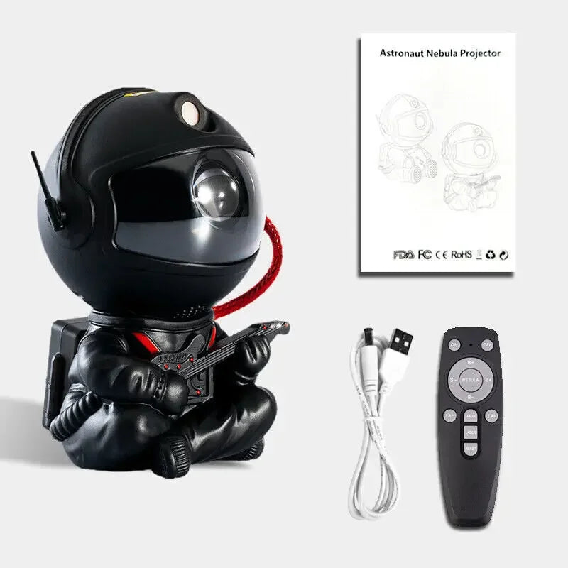Galaxy Projector LED Night Light – Astronaut Star Projector Lamp for Bedroom, Kids, Home Décor & Gift