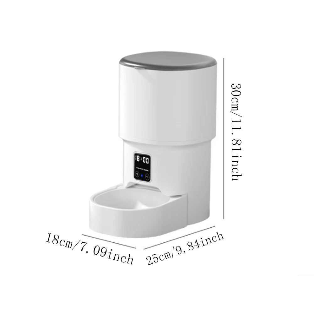 4L WiFi Automatic Cat Feeder – Intelligent Smart Pet Food Dispenser for Cats & Dogs