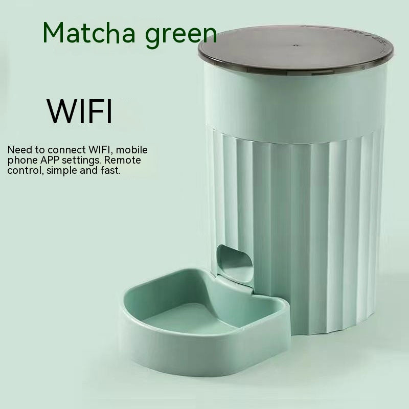 Intelligent Automatic Pet Feeder with WiFi Remote Control & Timer – Smart 3L Food Dispenser for Cats & Dogs