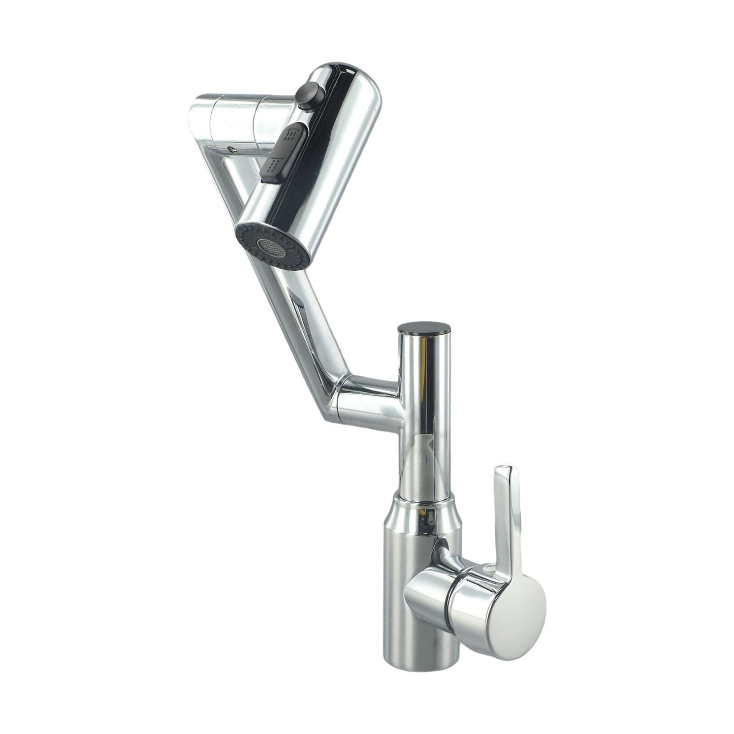 Intelligent Digital LED Bathroom Faucet – 360° Rotating Basin Mixer with Multifunction Stream Sprayer