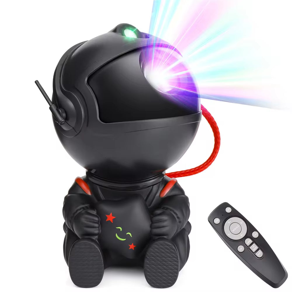 Galaxy Projector LED Night Light – Astronaut Star Projector Lamp for Bedroom, Kids & Home Décor Gift