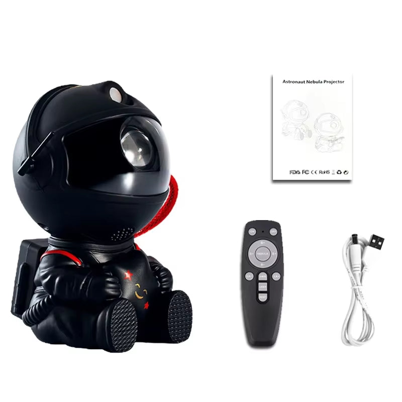Galaxy Projector LED Night Light – Astronaut Star Projector Lamp for Bedroom, Kids, Home Décor & Gift