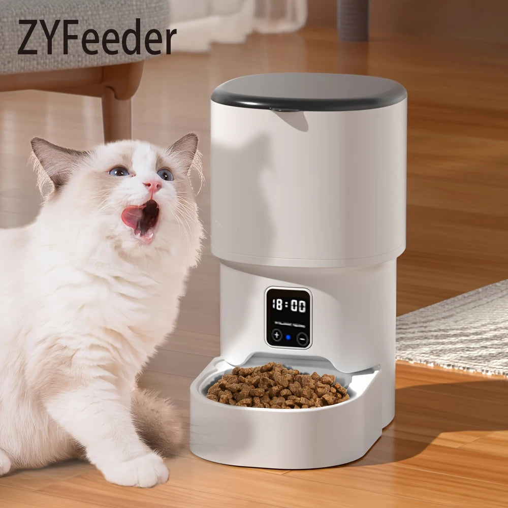 4L WiFi Automatic Cat Feeder – Intelligent Smart Pet Food Dispenser for Cats & Dogs