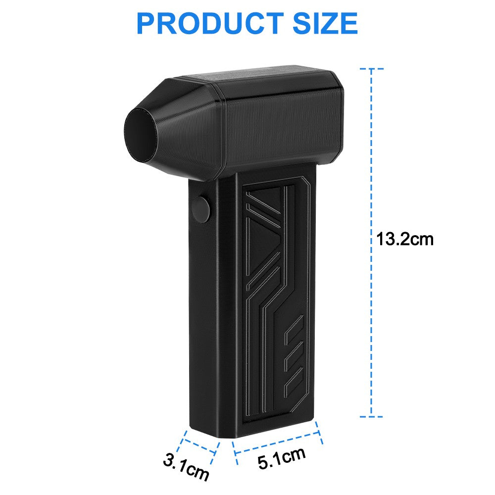 130000RPM Electric Air Blower Mini Turbo Fan Super Dry Dust Cleaner Air Blaster with 8000mAh Rechargeable Battery