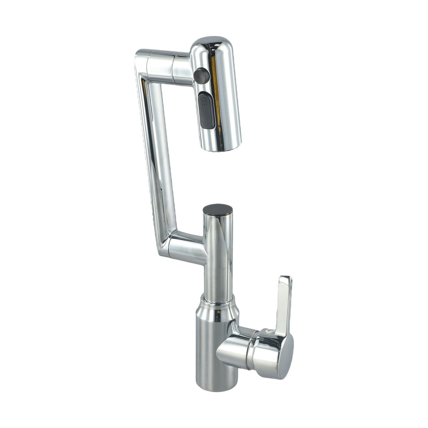 Intelligent Digital LED Bathroom Faucet – 360° Rotating Basin Mixer with Multifunction Stream Sprayer