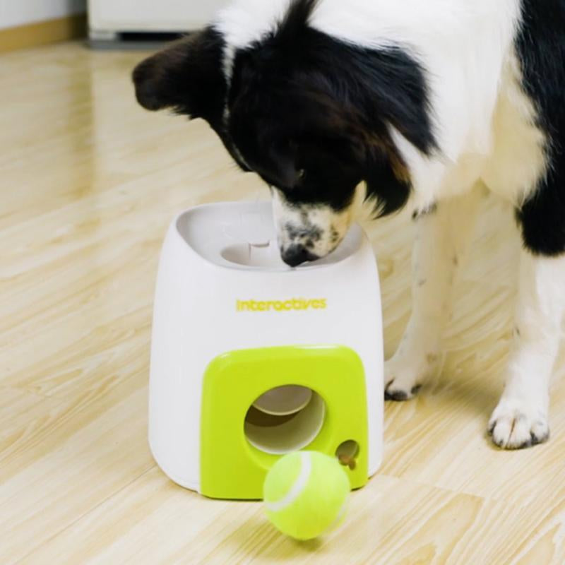 Automatic Dog Tennis Launcher & Intelligent Pet Toy Reward Machine
