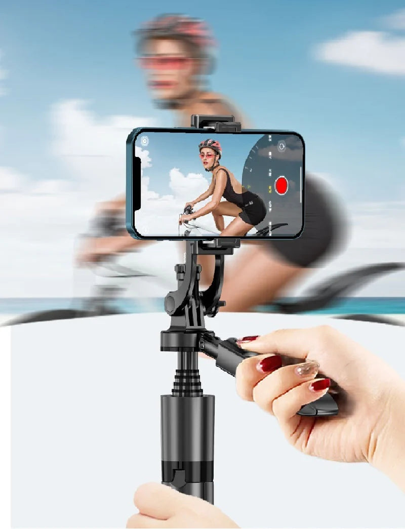 360° AI Smart Face Tracking Gimbal – Auto Phone Holder with Stabilizer, Tripod & Hand Gesture Recognition for Smartphone Vlog, TikTok & Live Streaming