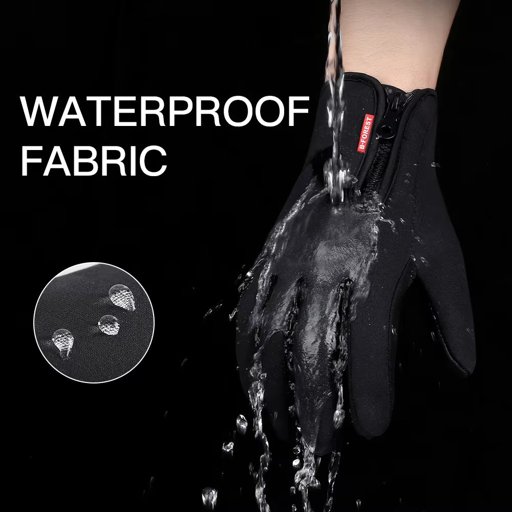 Winter Touchscreen Gloves for Men & Women – Waterproof, Warm, Outdoor Sports & Motorcycle Use