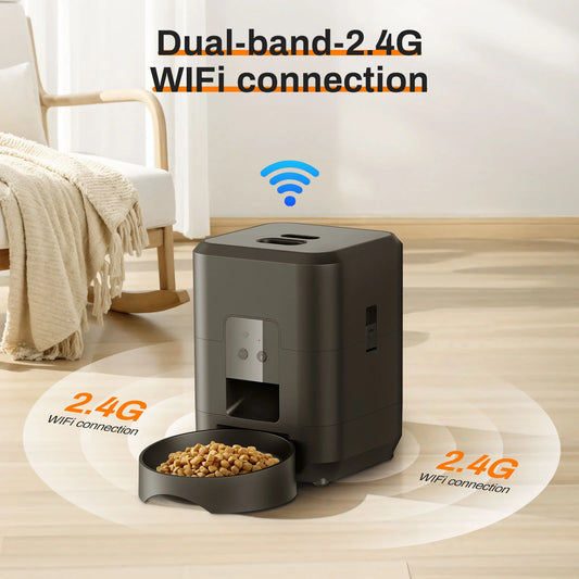 Intelligent Automatic Pet Feeder – Remote & Timer Controlled Quantitative Cat Feeder | Smart Pet Feeding Tableware