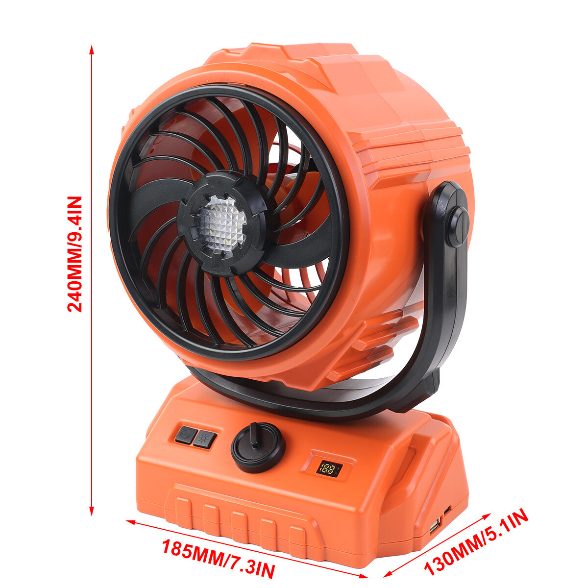 3 in 1 Portable Air Conditioner Fan – Mini Water Air Cooler with 7-Color LED Lights, USB Rechargeable Cooling Fan for Home, Office & Travel