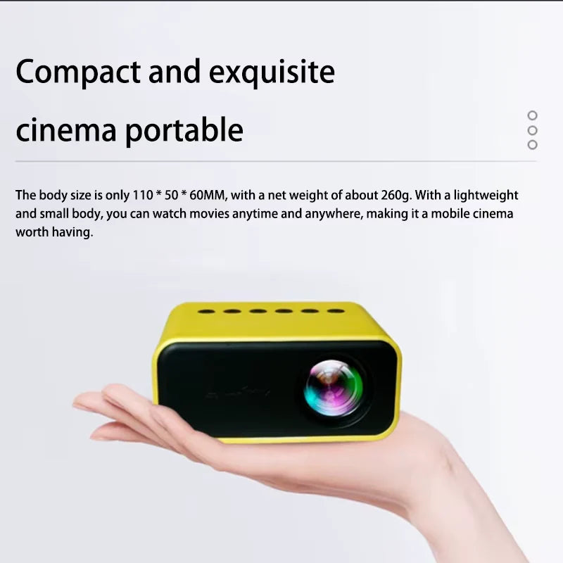 Xiaomi Mini Projector Portable 8K HD Home Theater Projector for Movies, Gaming & Kids Entertainment