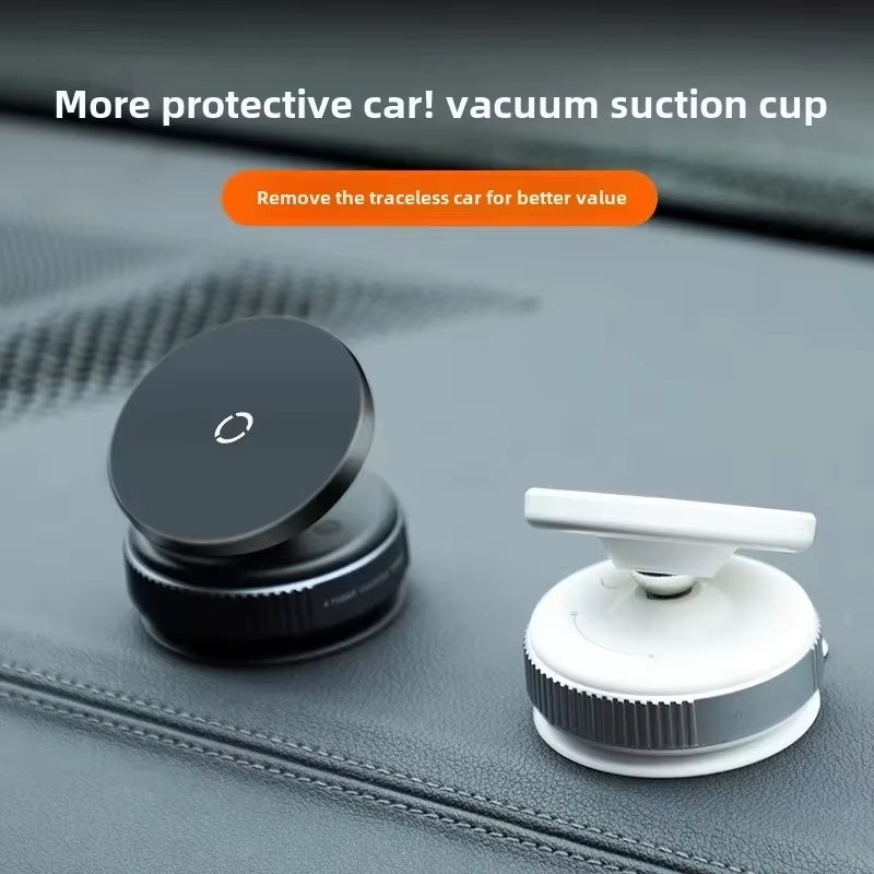 360° Rotation Magnetic Car Phone Holder – Magsafe-Compatible Vacuum Suction Cup Navigation Stand Bracket for iPhone & Smartphones