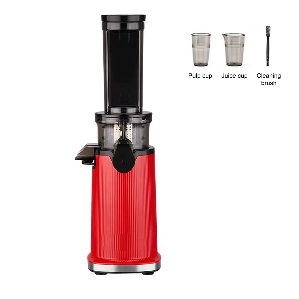 Centrifugal Juicer Slow Masticating Fruit Juice Extractor with 31mm Feed Chute, Cold Press Blender & Orange Separator for High Juice Yield