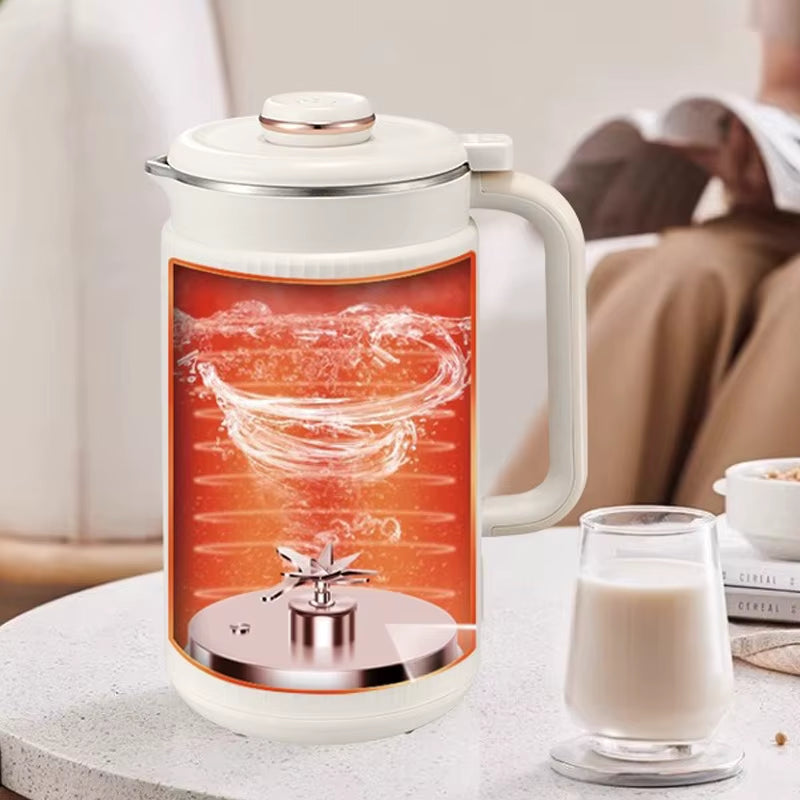 220V/110V Multifunctional Electric Soybean Milk Machine – Automatic Fruit Juice & Food Blender with Water Boiling