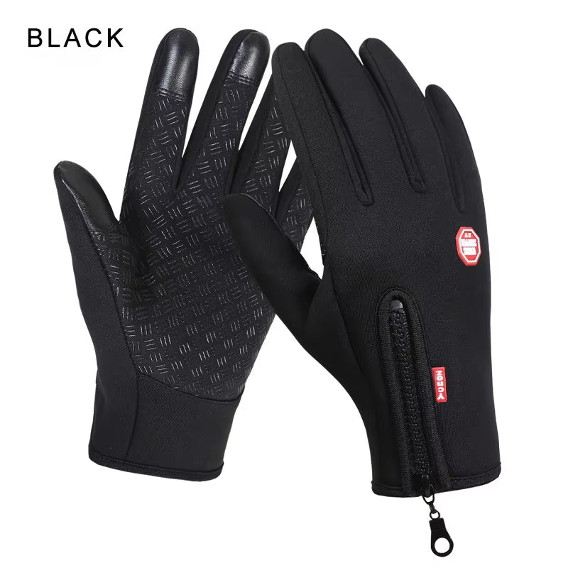 Winter Touchscreen Gloves for Men & Women – Waterproof, Warm, Outdoor Sports & Motorcycle Use