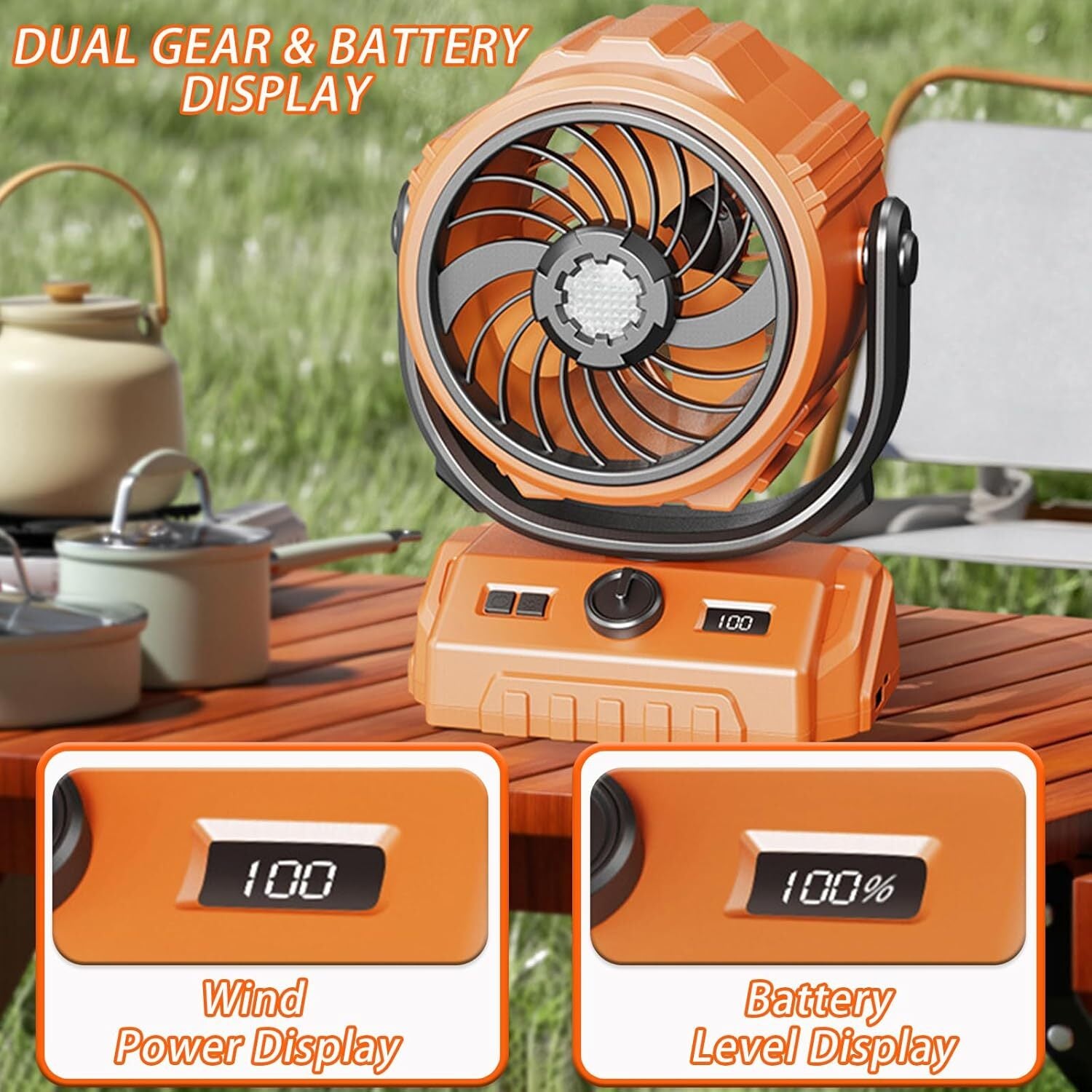 3 in 1 Portable Air Conditioner Fan – Mini Water Air Cooler with 7-Color LED Lights, USB Rechargeable Cooling Fan for Home, Office & Travel