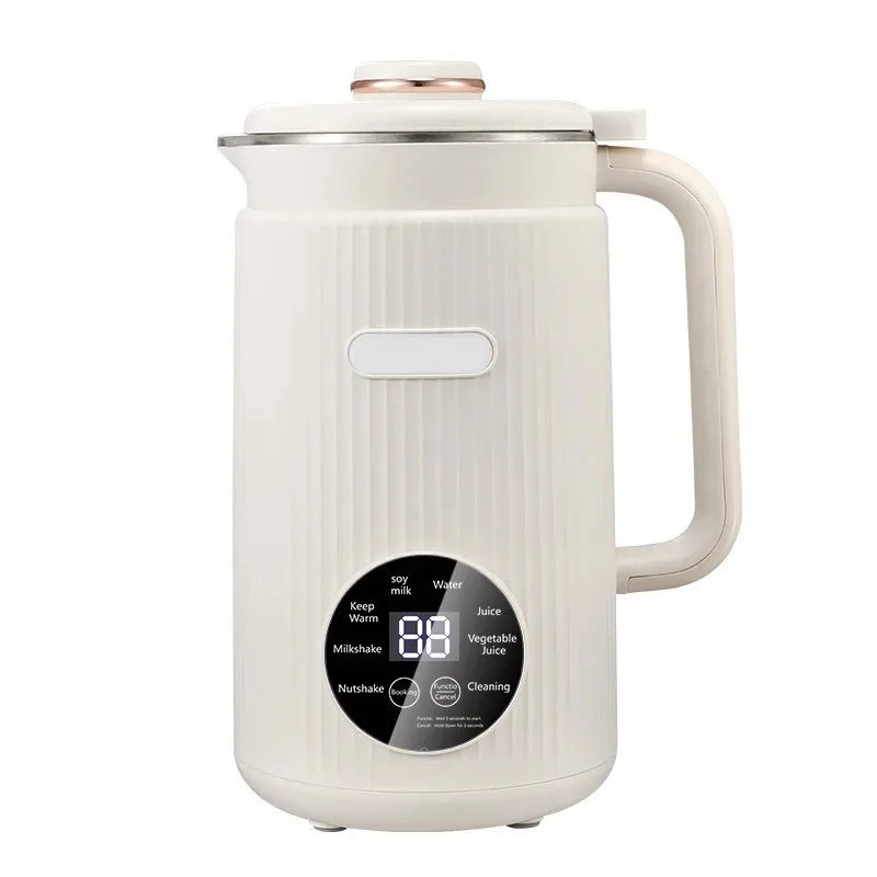 1200ML Electric Soy Milk Maker – Automatic Intelligent Filter-Free Soybean Milk Machine & Food Blender for Rice Paste, Nut Milk & Smoothies (EU/US Plug)