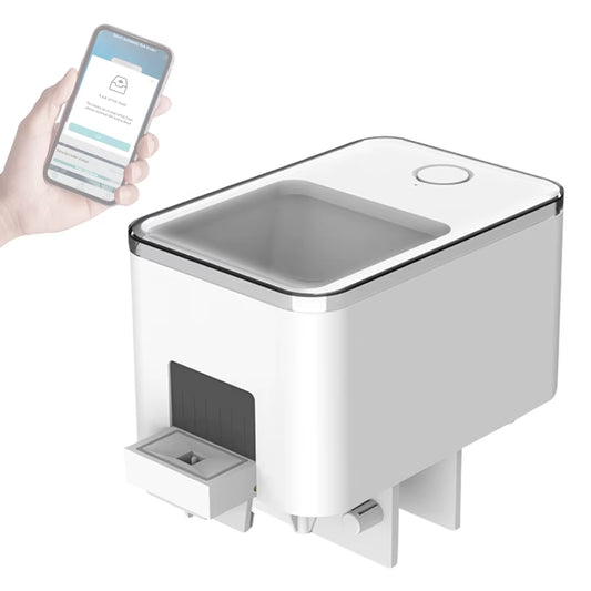 WiFi Smart Automatic Aquarium Feeder – 100ML Large Capacity Goldfish Fish Feeder with App Control, Timing, and Feeding Records