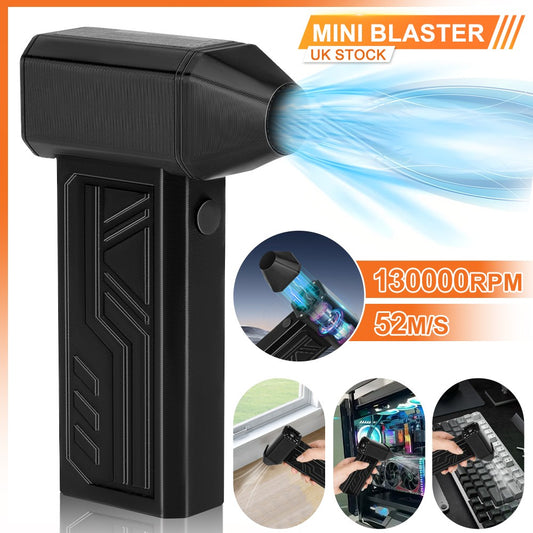 130000RPM Electric Air Blower Mini Turbo Fan Super Dry Dust Cleaner Air Blaster with 8000mAh Rechargeable Battery