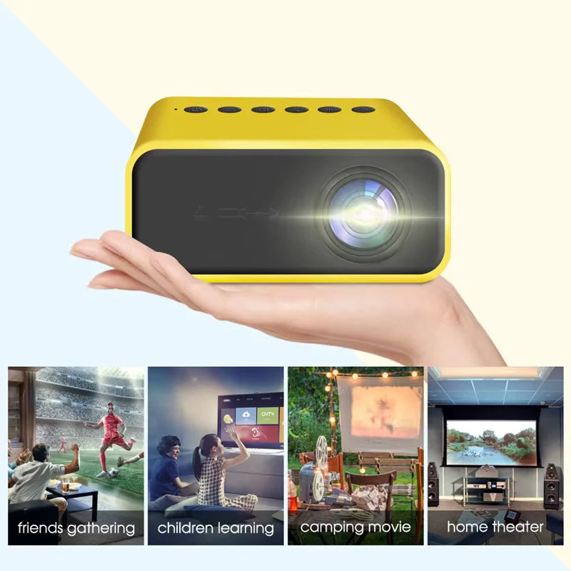Xiaomi Mini Projector Portable 8K HD Home Theater Projector for Movies, Gaming & Kids Entertainment