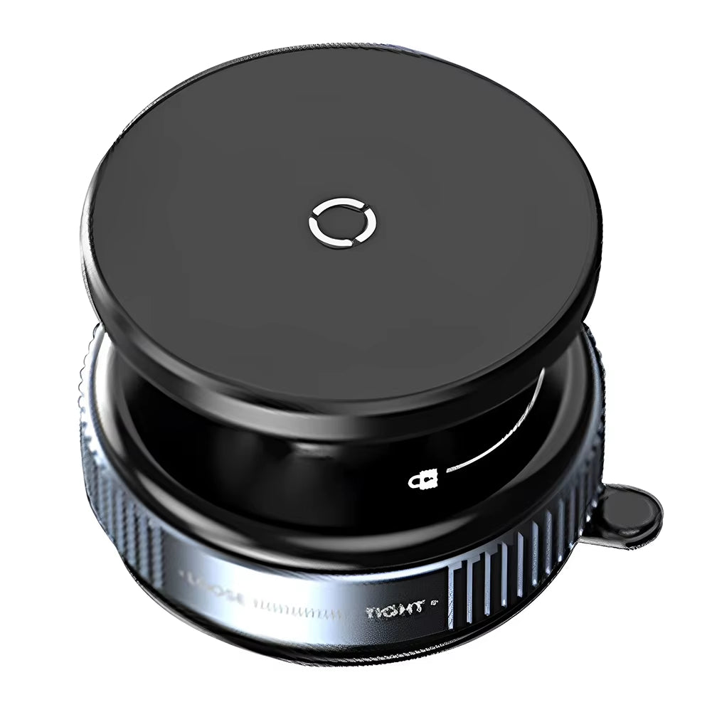 Vacuum Magnetic Car Phone Holder – 360° Rotation Suction Cup Navigation Stand Bracket for Magsafe iPhone 16/15/14/13/12