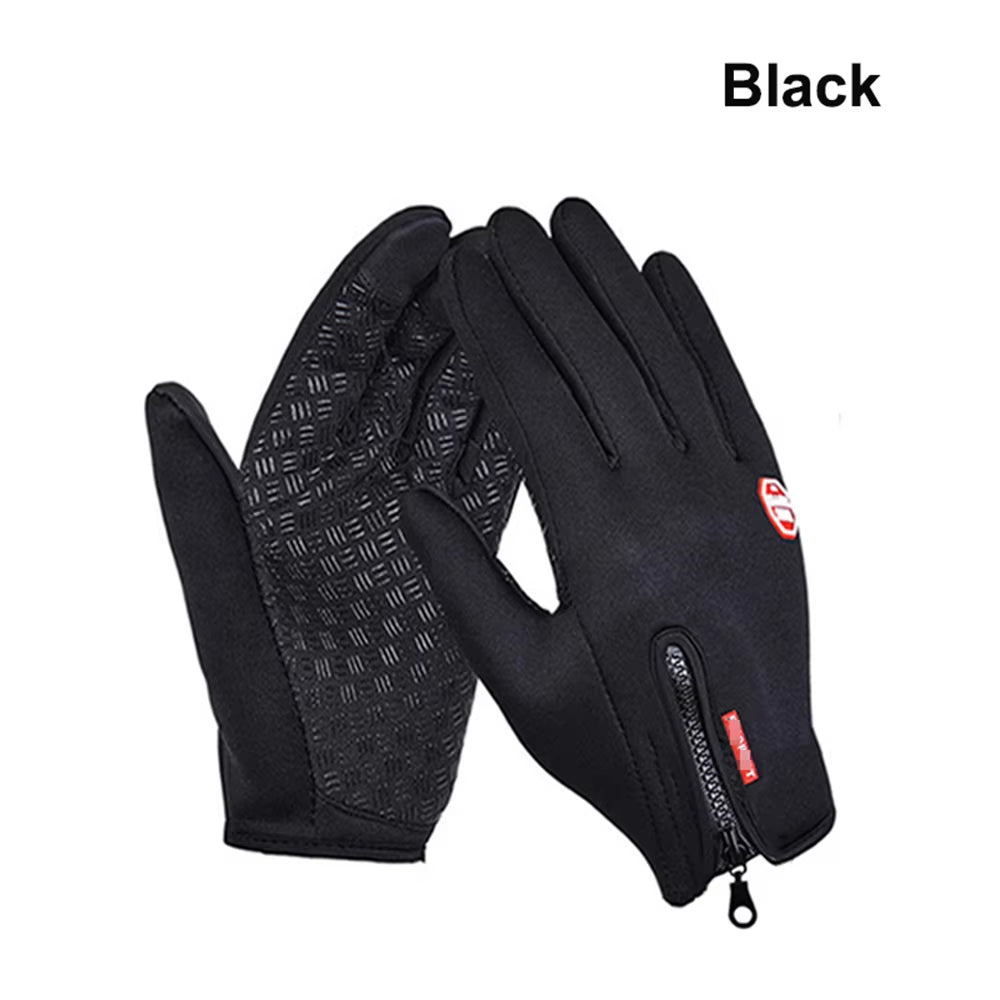 Winter Touchscreen Gloves for Men & Women – Waterproof, Warm, Outdoor Sports & Motorcycle Use