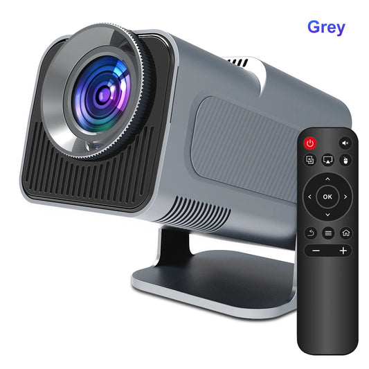 4K Android 11 Projector – Native 1080P, 390ANSI, Dual WiFi6 & BT5.0, 180° Rotatable Portable Cinema Projector