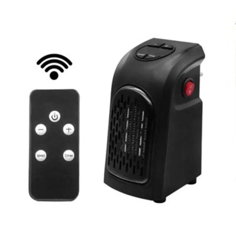 Mini Electric Ceramic Heater – Portable Winter Warmer for Home, Office & Camping | Adjustable Temperature & Timer